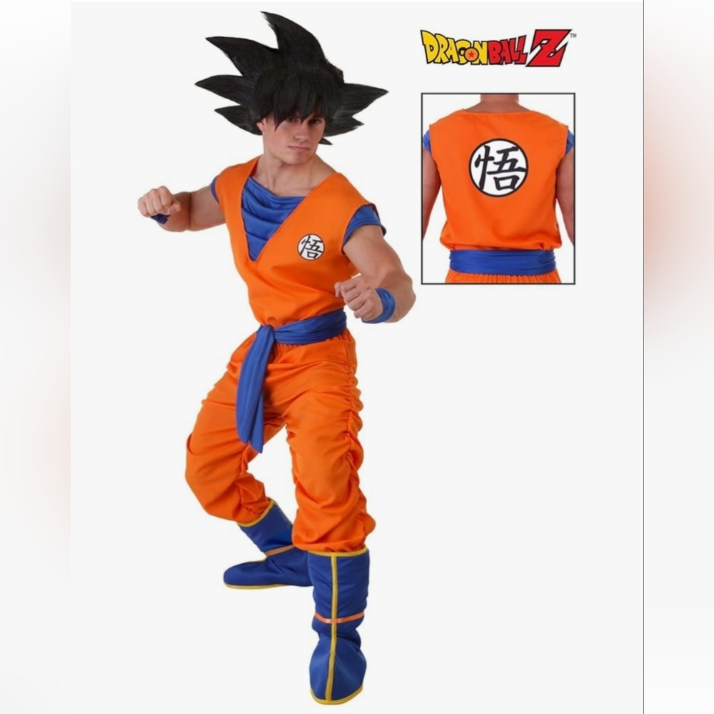 ʕ·ᴥ·ʔ NEW! Men's Goku Costume - Embrace the Spirit of Dragon Ball Z with Wig